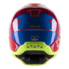 Kask cross ALPINESTARS S-M5 ACTION BRIGHT RED/WHITE/FLUO YELLOW czerwony biały żółty fluo niebieski