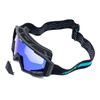 Gogle motocyklowe IMX SAND BLACK MATT/BLUE SZYBA BLUE IRIDIUM + CLEAR czarny niebieski