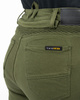Jeansy motocyklowe damskie SHIMA GIRO 3.0 LADY KHAKI zielony