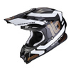 Kask cross SCORPION VX 16 EVO AIR TUB METAL BLACK/GOLD czarny złoty