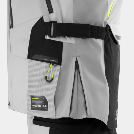 Kurtka tekstylna SHIMA HERO 3.0 G2 GREY/FLUO szary żółty fluo czarny