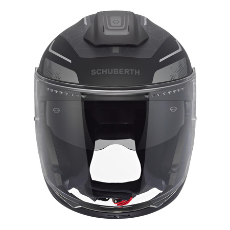 Kask otwarty SCHUBERTH J2 ECE SIGMA GREY czarny szary
