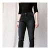 Jeansy motocyklowe damskie BROGER CALIFORNIA WASHED BLACK czarny