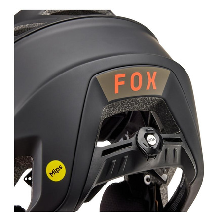 Kask rowerowy FOX PROFRAME RS NUF ORANGE FLAME pomarańczowy fluo