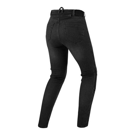 Jeansy motocyklowe damskie SHIMA METRO LADY BLACK czarny