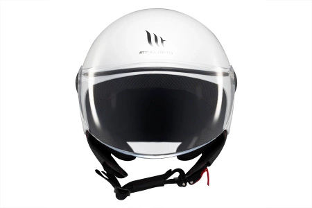 Kask otwarty MT STREET S SOLID GLOSS PEARL WHITE biały
