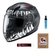 Kask integralny dziecięcy HJC CL-Y ZUKY GREY/BLACK szary czarny biały czerwony
