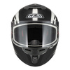 Kask integralny NZI TRENDY ELEGANCE WHITE BLACK TINTED MATT biały czarny