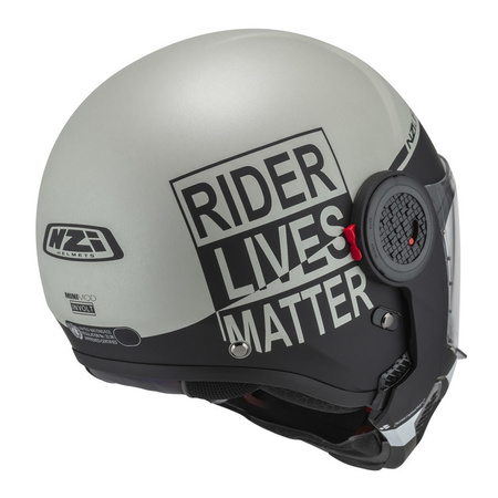 Kask szczękowy NZI MINIMOD INVOLT GREY BLACK GREY MATT szary czarny