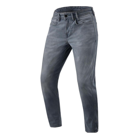 Jeansy motocyklowe REVIT KEEGAN TAPERED MEDIUM GREY USED szary