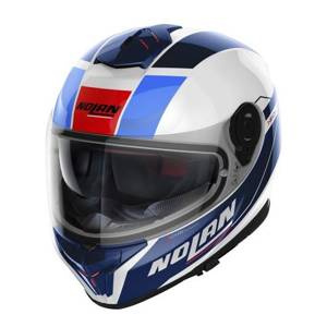 Kask integralny NOLAN N80-8 MANDRAKE WHITE/RED/BLUE niebieski czerwony biały