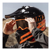 Kask cross IMX FMX-02 BLACK/ORANGE/WHITE czarny pomarańczowy biały