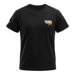 Koszulka T-shirt REBELHORN OFFSCRIPT BLACK czarny