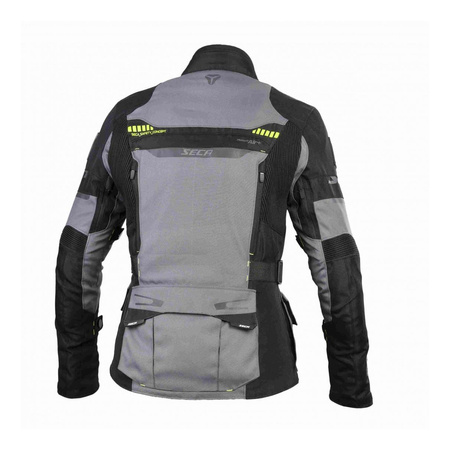 Kurtka tekstylna damska SECA ARRAKIS II LADY TITANIUM szary czarny żółty fluo