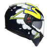 Kask integralny AGV K3 SV BUBBLE BLUE/WHITE/YELLOW FLUO granatowy biały żółty fluo niebieski