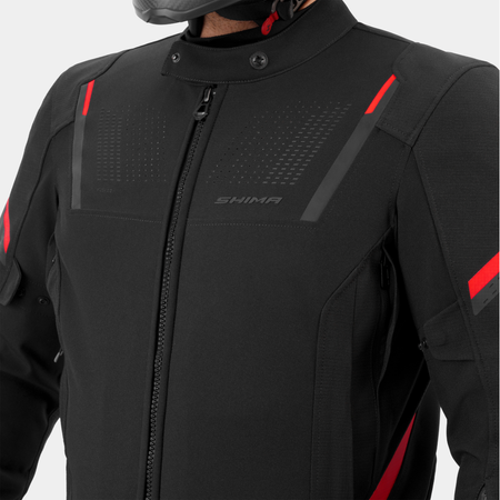 Kurtka tekstylna SHIMA RUSH 3.0 G2 RED czarny czerwony