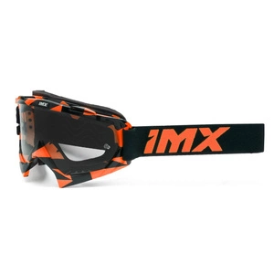 Gogle motocyklowe IMX MUD GRAPHIC ORANGE GLOSS/BLACK SZYBA CLEAR pomarańczowy czarny