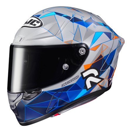 Kask integralny HJC RPHA1 POL ESPARGARO REPLICA GREY/BLUE szary niebieski pomarańczowy