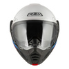 Kask szczękowy NZI MINIMOD WATSON WHITE BLACK POWER biały czarny