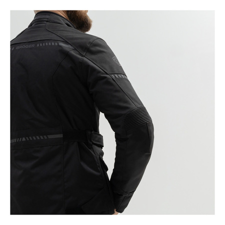 Kurtka tekstylna BROGER OVERLAND BLACK czarny