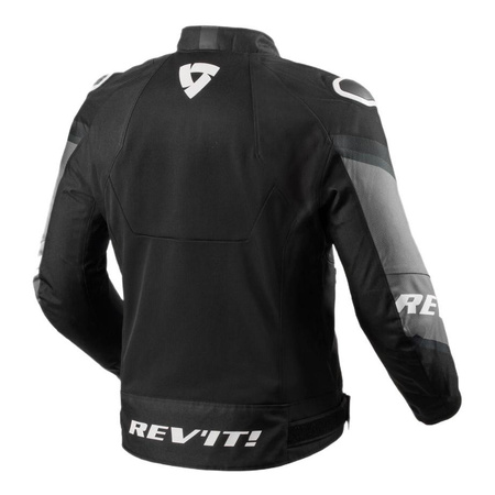 Kurtka tekstylna REVIT QUANTUM 3 AIR BLACK/WHITE czarny biały