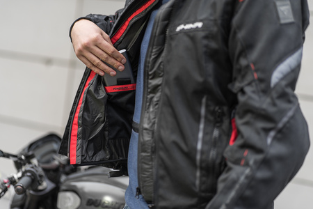 Kamizelka podgrzewana Ocieplająca SHIMA POWERHEAT czarny czerwony