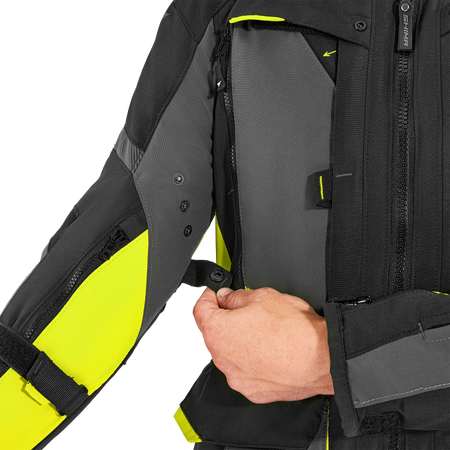 Kurtka tekstylna SHIMA HERO 2.0 MEN FLUO czarny szary żółty fluo