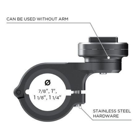 Uchwyt do mocowania SP CONNECT SPC+ MOTO MOUNT PRO NA KIEROWNICĘ BLACK czarny