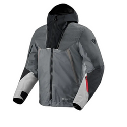 Kurtka tekstylna REVIT STRATUM GTX GREY/ANTHRACITE szary czarny czerwony