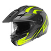 Kask szczękowy SCHUBERTH E1 ECE TUAREG YELLOW czarny grafitowy żółty fluo