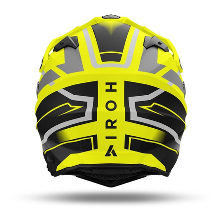 Kask integralny AIROH COMMANDER 2 MAVICK YELLOW MATT żółty szary czarny