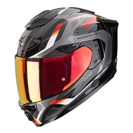 Kask integralny SCORPION EXO-1500 AIR SLEEK BLACK/RED czarny czerwony