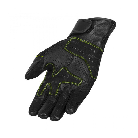 Rękawice miejskie SECA AXIS MESH II FLUO YELLOW czarny żółty fluo