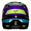 Kask cross FOX V1 TRO AQUA żółty fluo niebieski biały czarny fioletowy