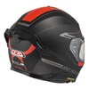 Kask integralny NZI GO RIDER STREAM DUO SOLID BLACK RED MATT czarny czerwony