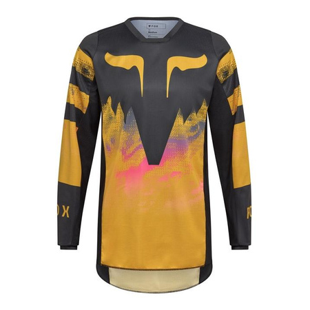 Bluza cross FOX 180 KAIROS TANGERINE czarny żółty