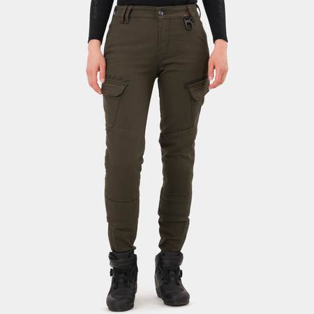 Jeansy motocyklowe damskie SHIMA RECON LADY GREEN zielony