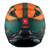 Kask otwarty MT STREETFIGHTER SV S TOTEM C6 MATT zielony pomarańczowy