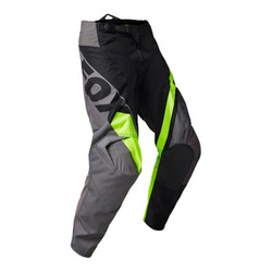 Spodnie cross dziecięce FOX JUNIOR 180 XPOZR PEWTER czarny szary żółty fluo