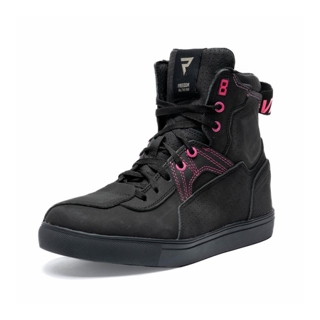 Trampki motocyklowe REBELHORN VANDAL BLACK/PINK czarny różowy