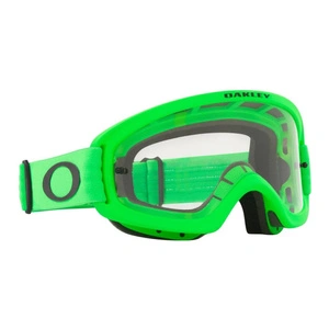 Gogle motocyklowe OAKLEY O FRAME 2.0 PRO XS MX MOTO GREEN CLEAR zielony