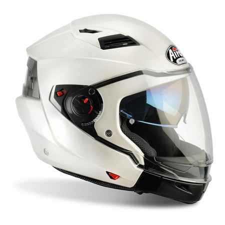 Kask szczękowy Airoh EXECUTIVE WHITE GLOSS biały