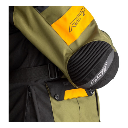 Kurtka tekstylna RST PRO SERIES ADVENTURE X CE GREEN/OCHRE czarny zielony żółty