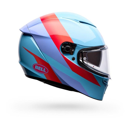Kask integralny BELL LITHIUM ECE6 PASSION BLUE PINK niebieski różowy fioletowy czerwony