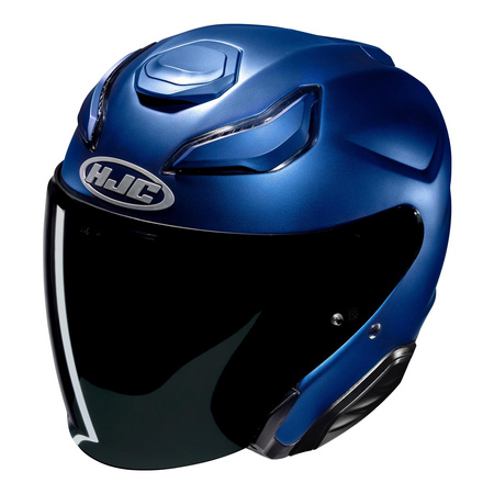 Kask otwarty HJC F31 SEMI FLAT METALLIC BLUE niebieski