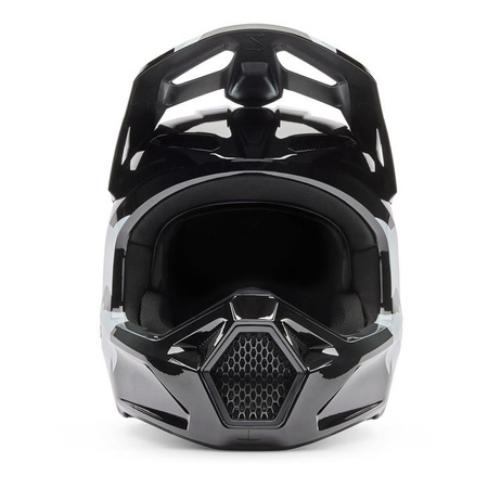 Kask cross FOX V1 SHIELD BLACK czarny
