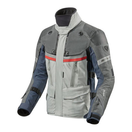 Kurtka tekstylna REVIT DOMINATOR 3 GTX SILVER/BLUE szary niebieski