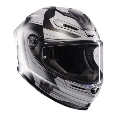 Kask integralny AGV K6 ULTRASONIC BLACK/GREY czarny szary