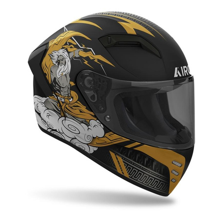 Kask integralny AIROH CONNOR ZEUS MATT czarny złoty