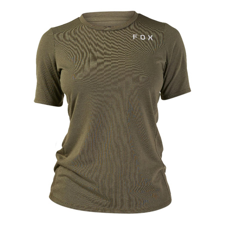 Koszulka rowerowa damska FOX LADY RANGER DR ALYN OLIVE GREEN zielony